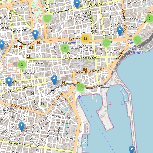 Thumbnail mappa parcheggi di Catania