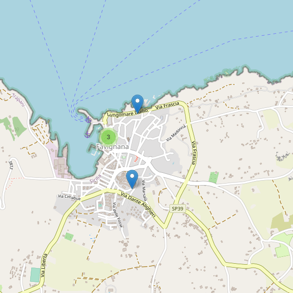 Thumbnail mappa parcheggi di Favignana