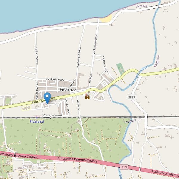 Thumbnail mappa parcheggi di Ficarazzi