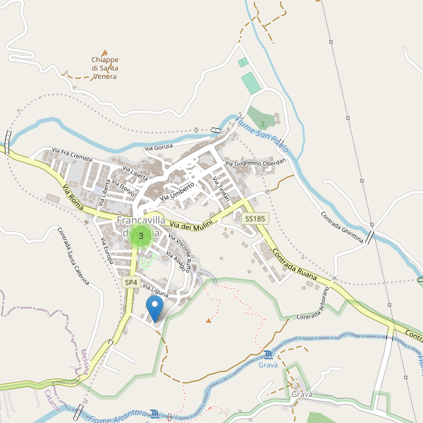 Thumbnail mappa parcheggi di Francavilla di Sicilia