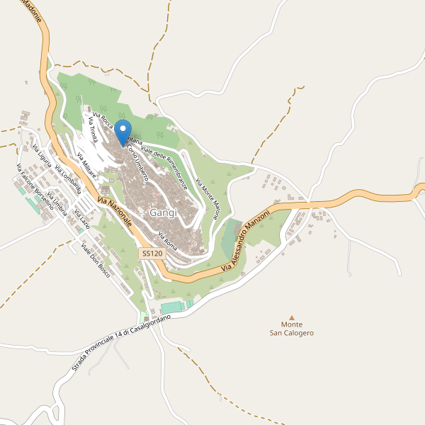 Thumbnail mappa parcheggi di Gangi