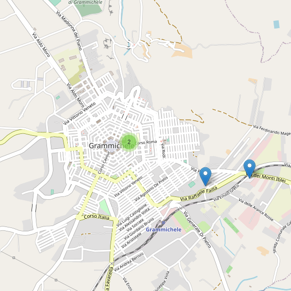 Thumbnail mappa parcheggi di Grammichele