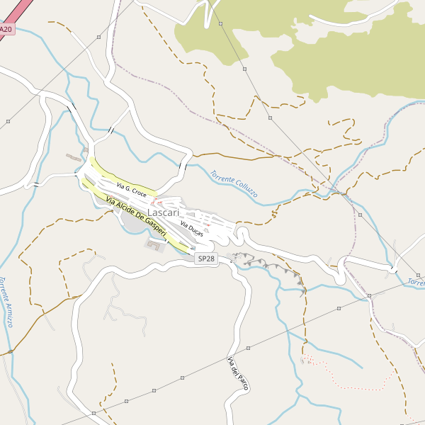 Thumbnail mappa parcheggi di Lascari