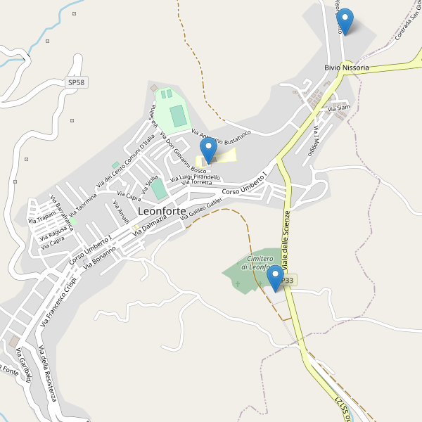 Thumbnail mappa parcheggi di Leonforte