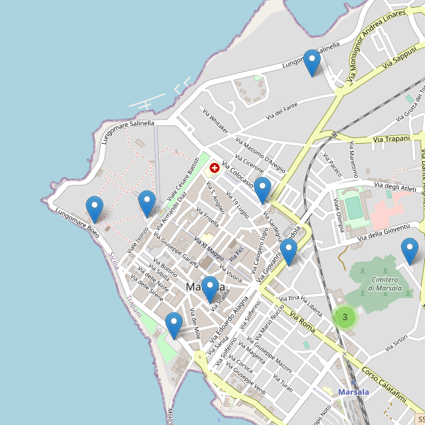 Thumbnail mappa parcheggi di Marsala