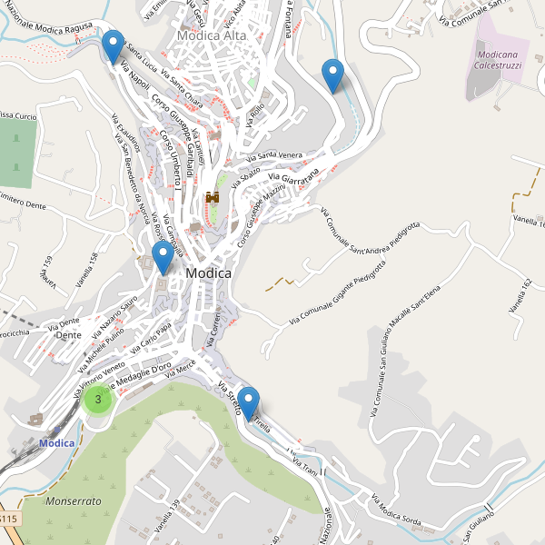 Thumbnail mappa parcheggi di Modica