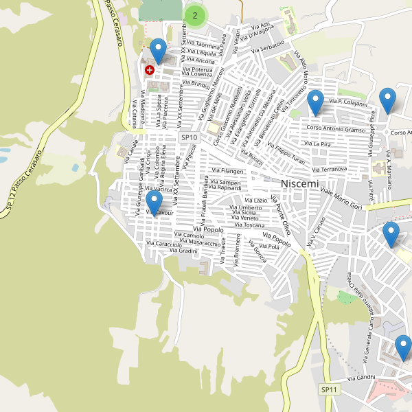 Thumbnail mappa parcheggi di Niscemi