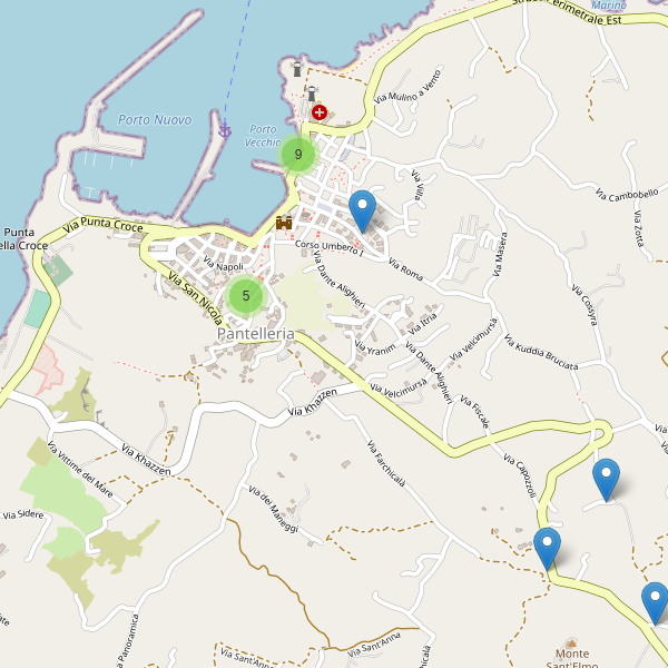 Thumbnail mappa parcheggi di Pantelleria
