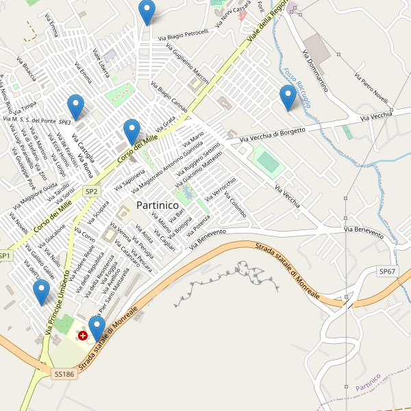 Thumbnail mappa parcheggi di Partinico