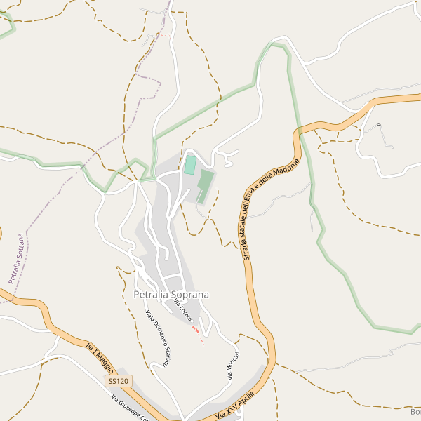 Thumbnail mappa parcheggi di Petralia Soprana