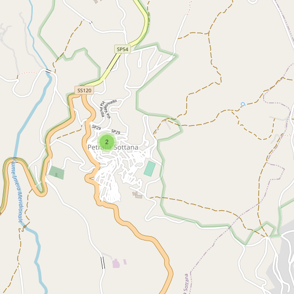 Thumbnail mappa parcheggi di Petralia Sottana
