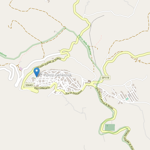 Thumbnail mappa parcheggi di Polizzi Generosa