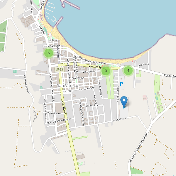 Thumbnail mappa parcheggi di San Vito Lo Capo