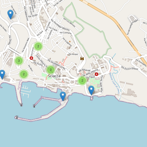 Thumbnail mappa parcheggi di Sciacca