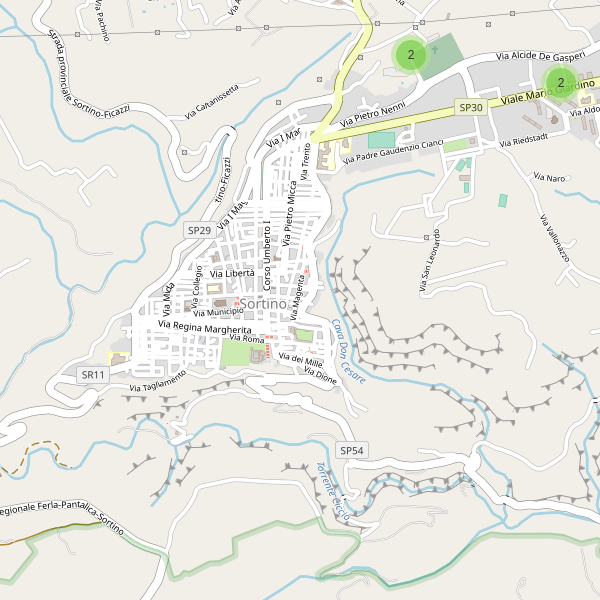 Thumbnail mappa parcheggi di Sortino