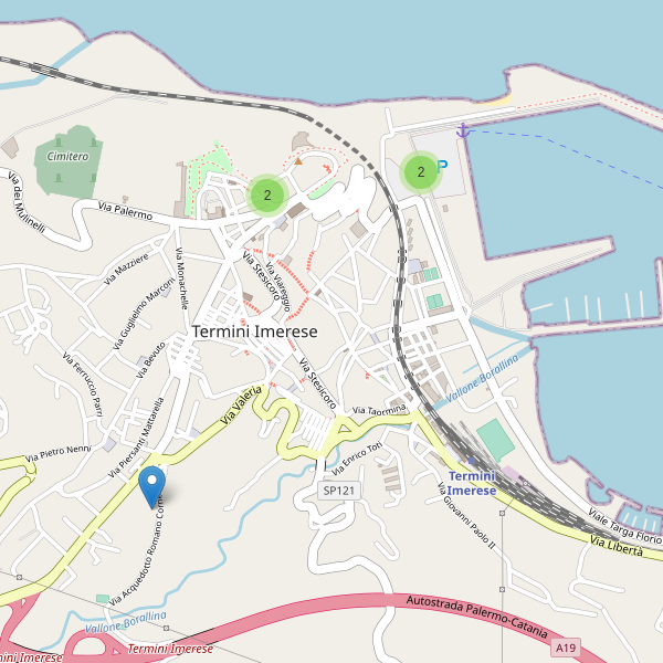 Thumbnail mappa parcheggi di Termini Imerese