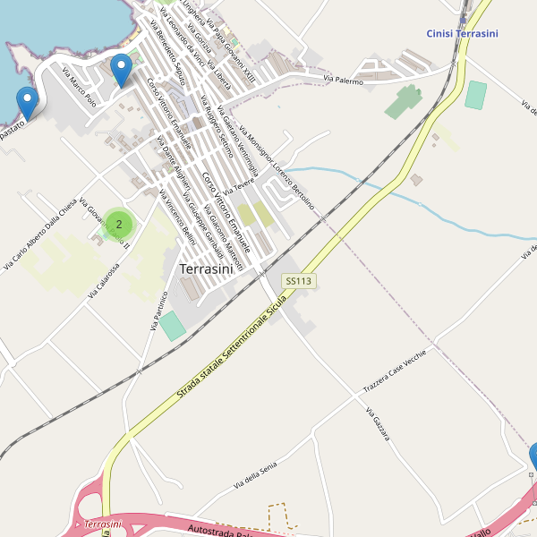 Thumbnail mappa parcheggi di Terrasini