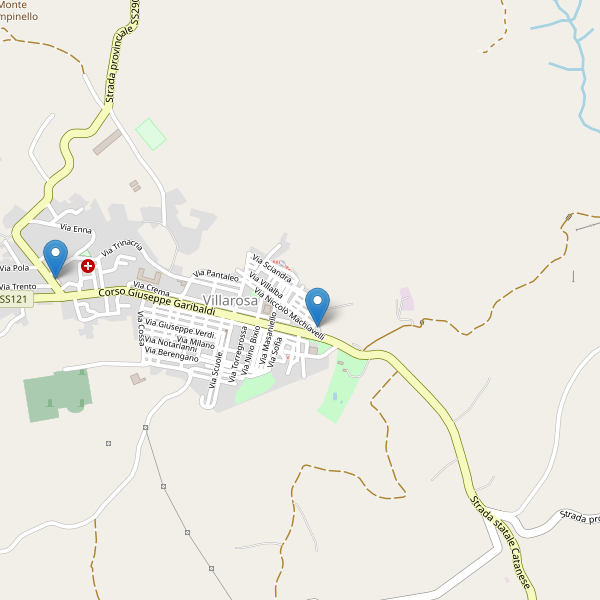 Thumbnail mappa parcheggi di Villarosa