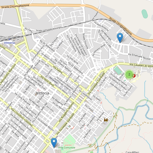 Thumbnail mappa parcheggi di Vittoria