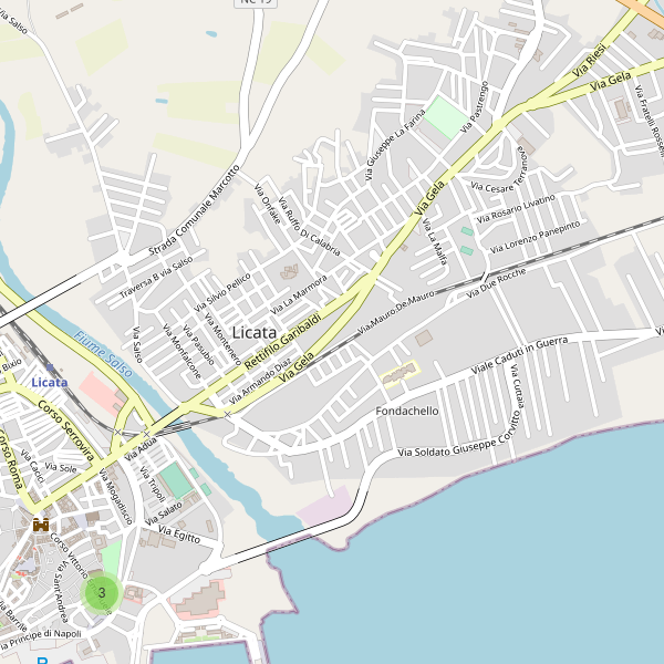Thumbnail mappa ristoranti di Licata