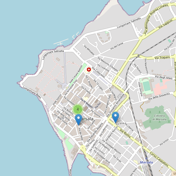 Thumbnail mappa ristoranti di Marsala