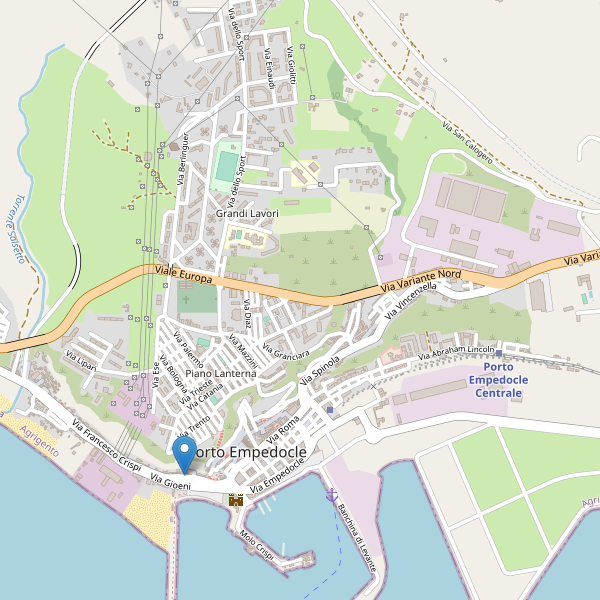 Thumbnail mappa ristoranti di Porto Empedocle