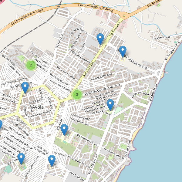 Thumbnail mappa scuole di Avola