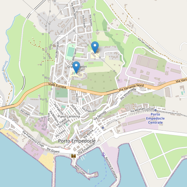 Thumbnail mappa scuole di Porto Empedocle