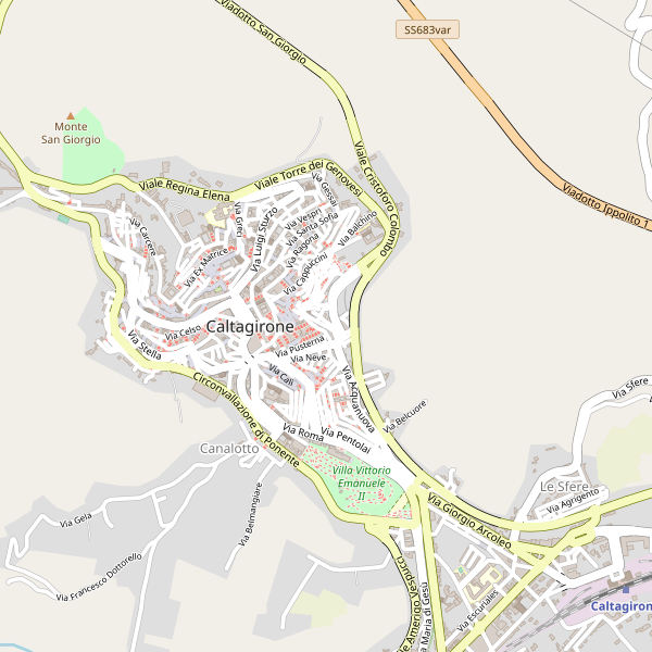 Thumbnail mappa sitiarcheologici di Caltagirone