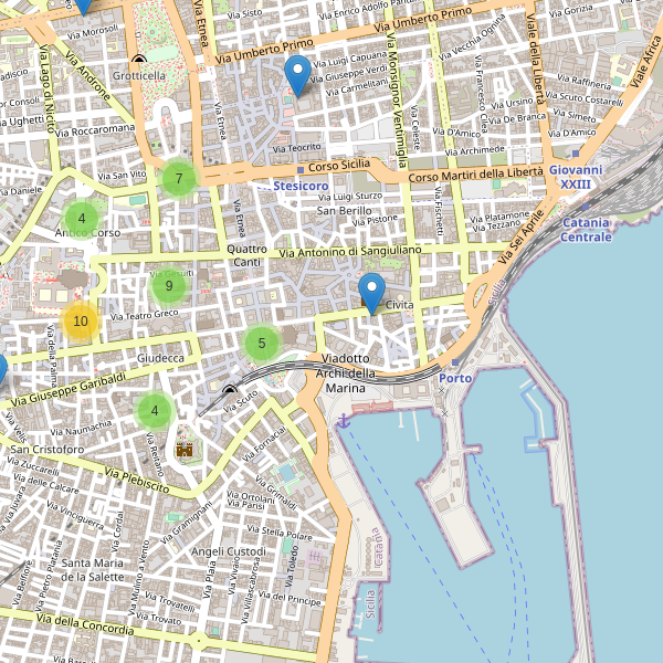 Thumbnail mappa sitiarcheologici di Catania