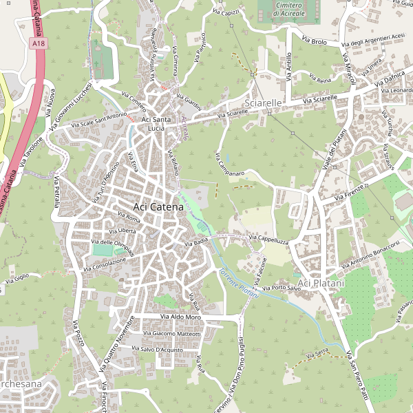 Thumbnail mappa stazioni di Aci Catena