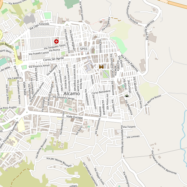 Thumbnail mappa stazioni di Alcamo