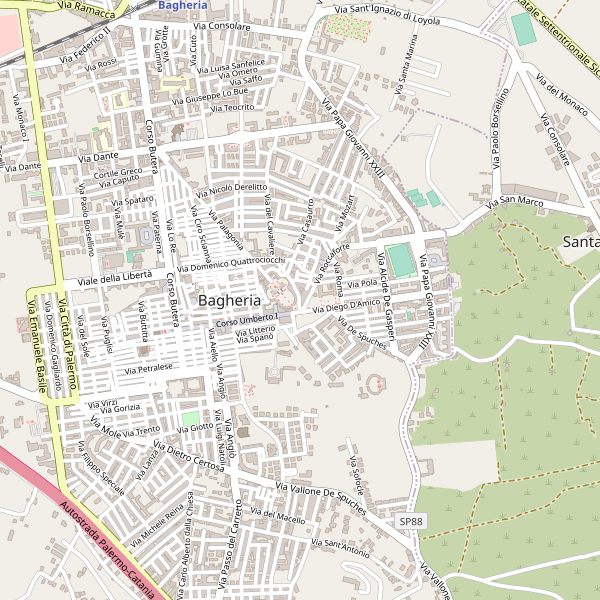 Thumbnail mappa stazioni di Bagheria