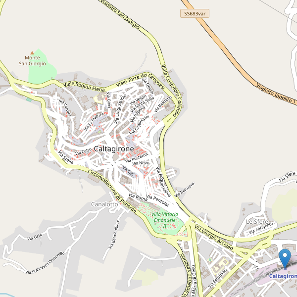 Thumbnail mappa stazioni di Caltagirone