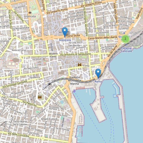 Thumbnail mappa stazioni di Catania