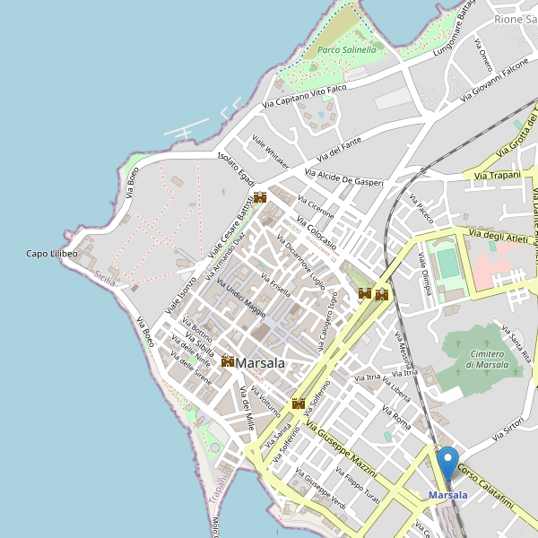 Thumbnail mappa stazioni di Marsala