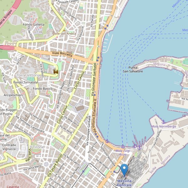 Thumbnail mappa stazioni di Messina