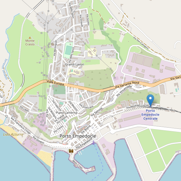 Thumbnail mappa stazioni di Porto Empedocle