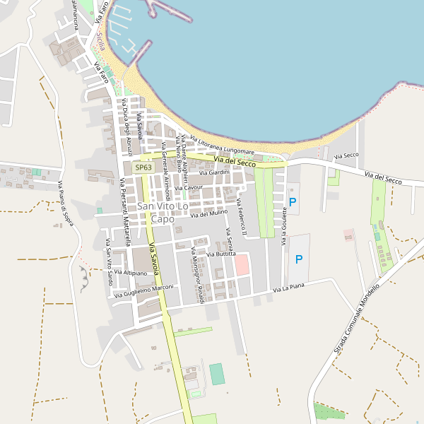 Thumbnail mappa stazioni di San Vito Lo Capo