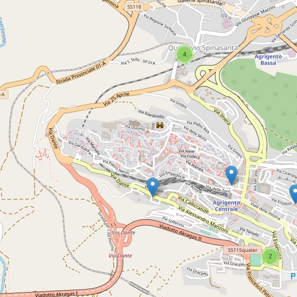 Thumbnail mappa supermercati Agrigento