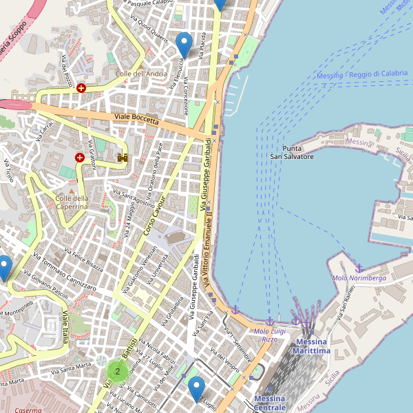 Thumbnail mappa supermercati Messina