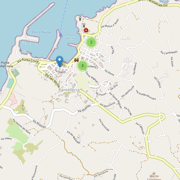 Thumbnail mappa supermercati di Pantelleria