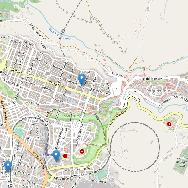 Thumbnail mappa supermercati di Ragusa