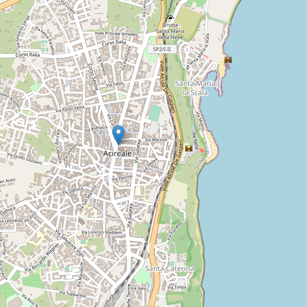 Thumbnail mappa taxi di Acireale