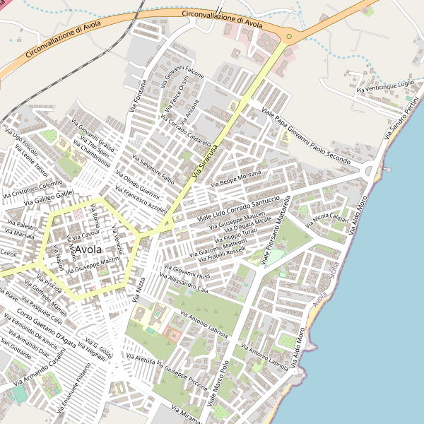 Thumbnail mappa taxi di Avola