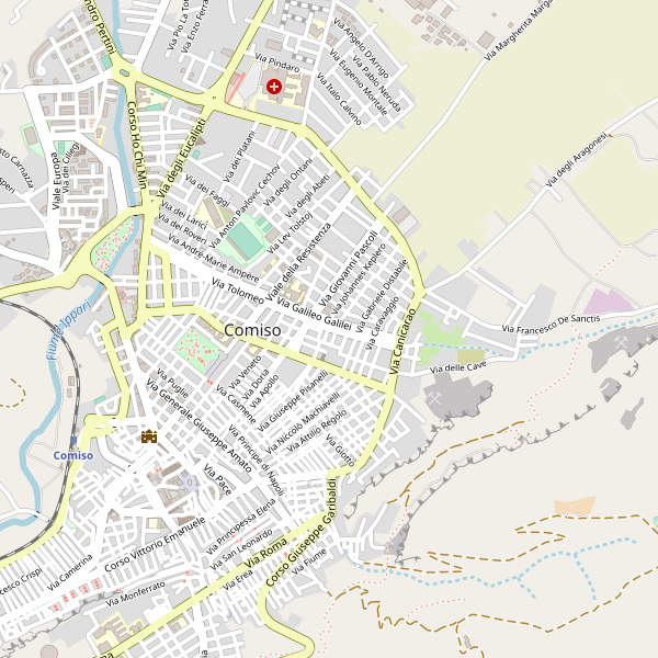 Thumbnail mappa taxi di Comiso