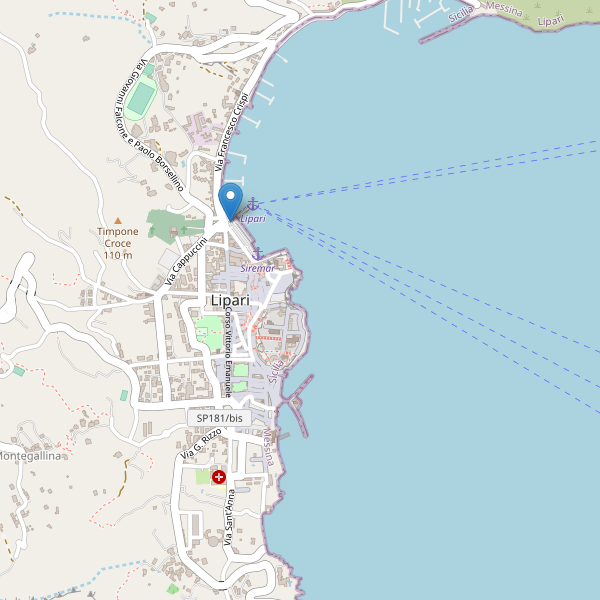 Thumbnail mappa taxi di Lipari