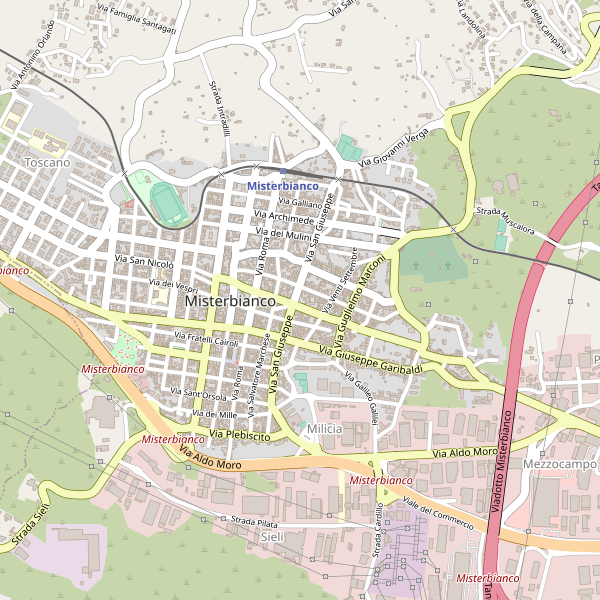 Thumbnail mappa taxi di Misterbianco