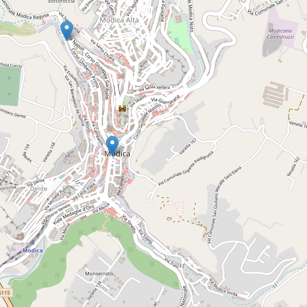 Thumbnail mappa taxi di Modica