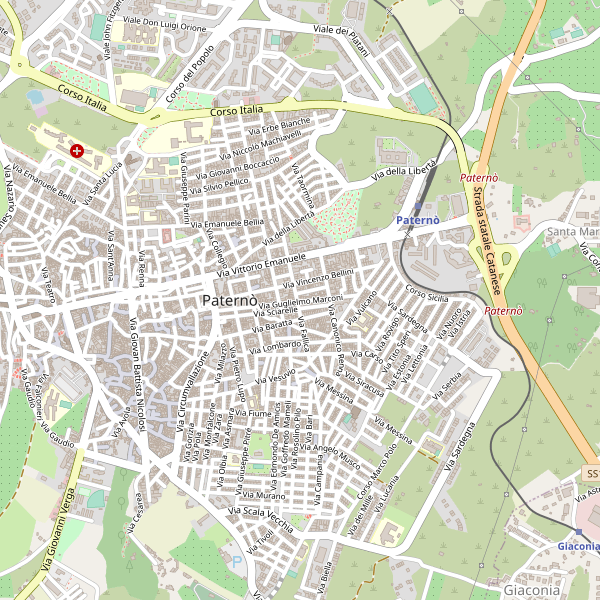 Thumbnail mappa taxi di Paternò